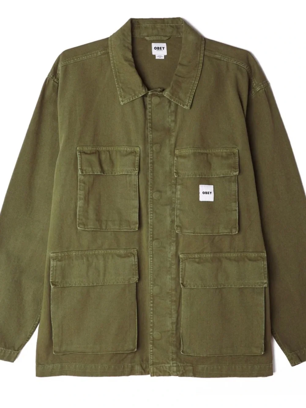 OBEY Peace BDU Jacket - Army Green Military Chore Utility XXL